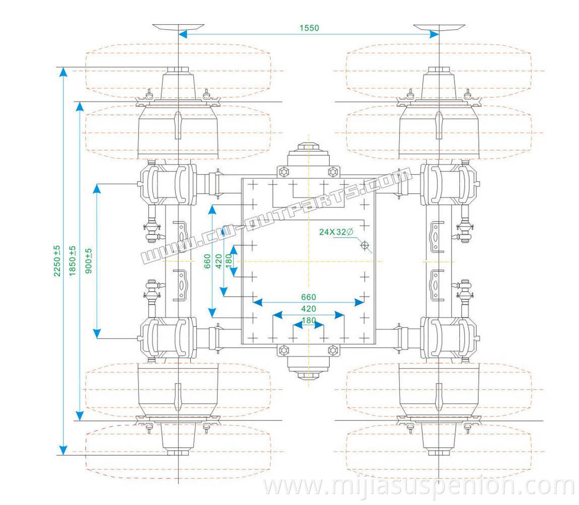 HUB Type Bogie